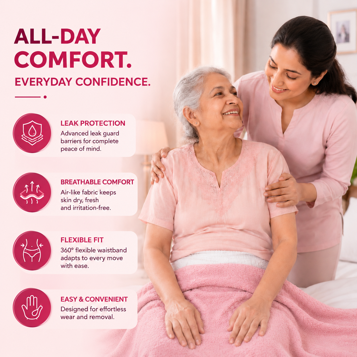 Pamjoy Adult Diaper Pants