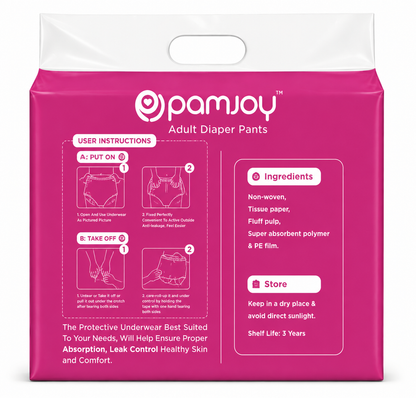 Pamjoy Adult Diaper Pants