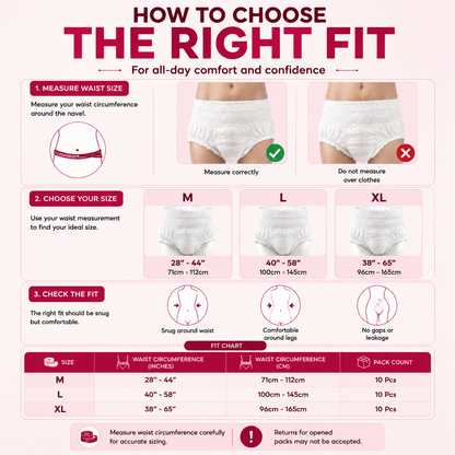 Pamjoy Adult Diaper Pants