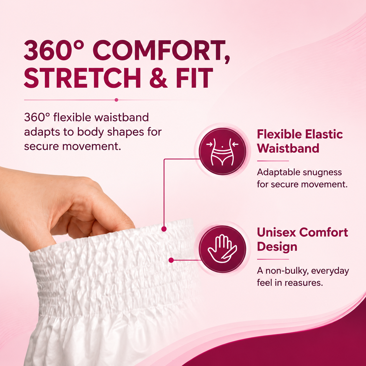 Pamjoy Adult Diaper Pants