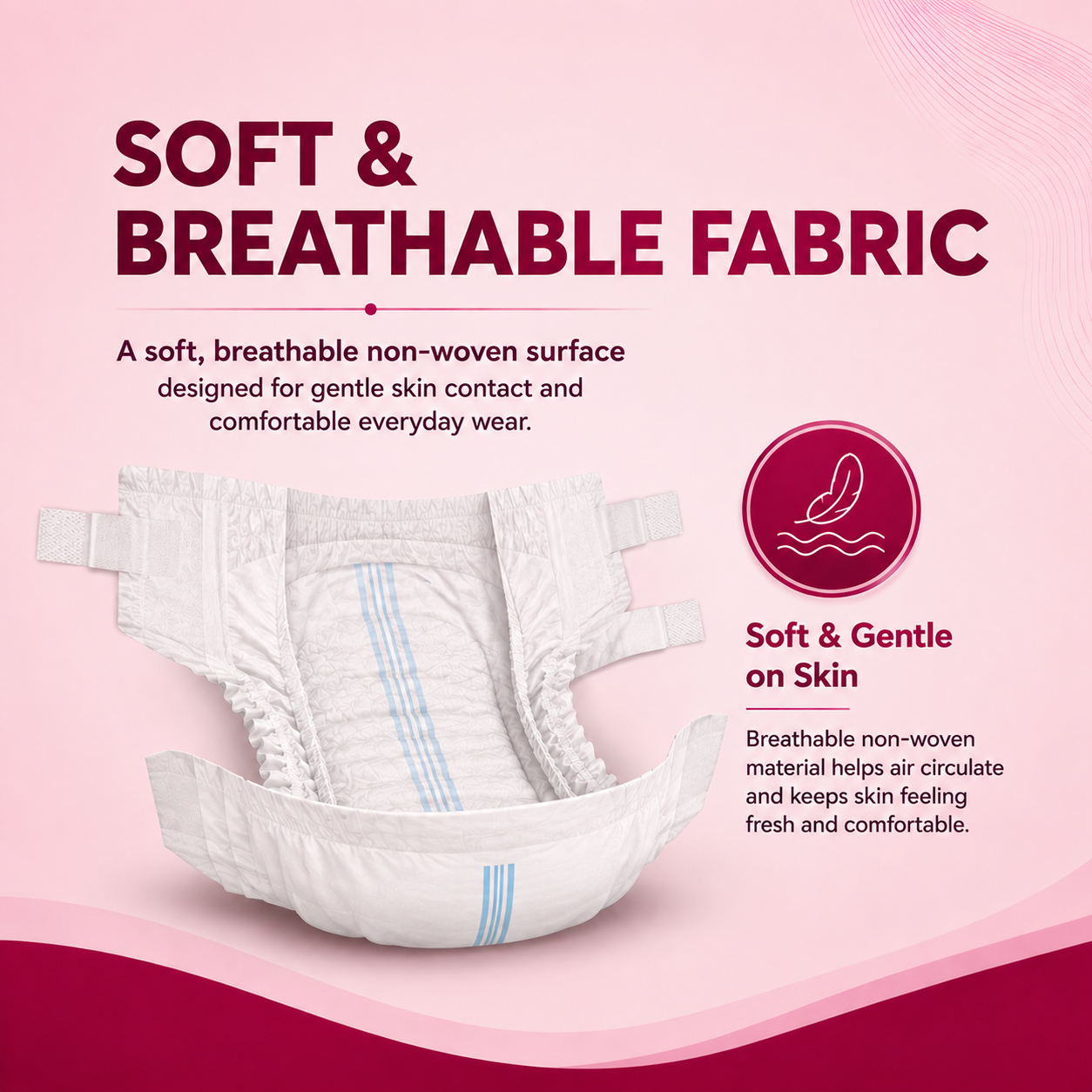 Pamjoy Adult Diapers Tapes